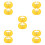 10 Pcs Portable Calf Weaner Plastic Nose Ring For Cattle 6