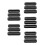 15 Pcs Waterproof Bathroom Mirror Cabinet With Tissue Box Towel Rack 6