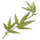 3Pcs Leaf Design Embroidered Bamboo Cloth Iron On Patch Decor 1