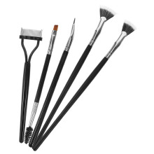 20 Pcs Mascara Fan Lash Brush For Folding Angle Scalloped Eyelash Comb