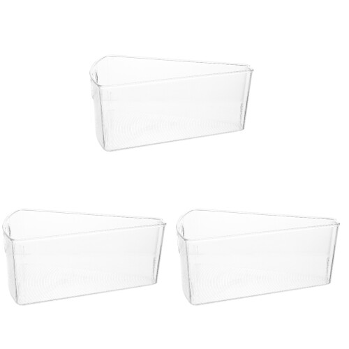 3Pcs Household Fridge Container Multi Function Freezer Box Transparent 1