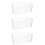 3Pcs Household Fridge Container Multi Function Freezer Box Transparent 8