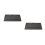 2 Pcs Pu Table Mat Heat-Resistant Square Coaster For Cup Glass 5