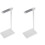 2 Pcs Universal Headset Earphone Hanger Holder Stand Rack Silver 2