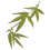 3Pcs Leaf Design Embroidered Bamboo Cloth Iron On Patch Decor 3