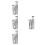 20 Pcs Mascara Fan Lash Brush For Folding Angle Scalloped Eyelash Comb 4