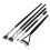 20 Pcs Mascara Fan Lash Brush For Folding Angle Scalloped Eyelash Comb 2