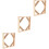 3 Sets Diy Wood Canvas Frame Kits With Accessories For Wall Art 7