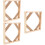 3 Sets Diy Wood Canvas Frame Kits With Accessories For Wall Art 9