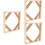 3 Sets Diy Wood Canvas Frame Kits With Accessories For Wall Art 8