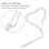 20Pcs Multi-Functional White Plant Hanger Hooks with Safety Buckle 11