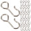 400 Pcs Curtain Track Hooks Drapery Ceiling Multipurpose Hooks 1