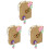 3Pcs Hanging Bird Toy For Parakeets Chewing And Foraging 4