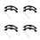 12 Pcs Snowboard Edge Guard Arc Shaped Deck Bumper For Ski Board 6