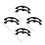 12 Pcs Snowboard Edge Guard Arc Shaped Deck Bumper For Ski Board 10
