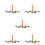 5Pcs Mini Ceiling Light Chandelier Pendant For Mini House 10