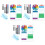 3 Sets Whiteboard Tabletop Dry Erase Acrylic Memo Board With Clock 5