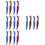 16 Pcs Double Sided Denture Brush For Braces And Denture Care 9