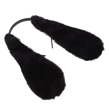 2Pcs Furry Rabbit Ears Headband Fluffy Bunny Ear Cosplay Accessory