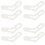 4 Pairs Crochet Sock DIY Molds Acrylic Stocking Display Blockers 7