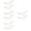 4 Pairs Crochet Sock DIY Molds Acrylic Stocking Display Blockers 9
