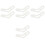 4 Pairs Crochet Sock DIY Molds Acrylic Stocking Display Blockers 5