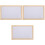 3 Sets Household Message Board Decorative Cork Bulletin Board Display 5
