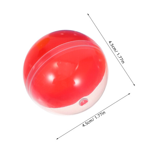 200 Pcs Round Plastic Vending Machine Containers Colored Refillable 2