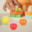 200 Pcs Round Plastic Vending Machine Containers Colored Refillable 6