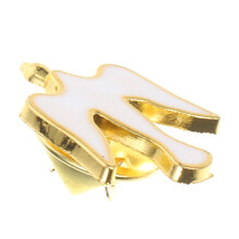 3Pcs Christian Dove Pins Prayer Brooch Peace Faith