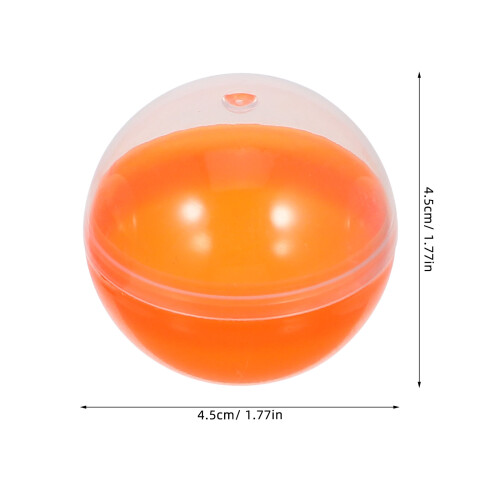 200 Pcs Round Plastic Vending Machine Containers Colored Refillable 1
