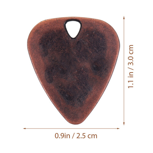 12 Pcs Durable Alloy Guitar Pick Set For Universal Use 1