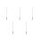 5Pcs Steel Fire Pit Tools Including Poker And Long Tongs 7