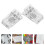 36 Pcs Magnetic Clips Clear Plastic For Whiteboard Refrigerator 11