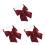 3Pcs Men Microfiber Pre Tied Bow Tie Set Wine 6