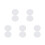 10 Pcs Oval Canvas Sheets Diy Watercolor Pad For Art Projects 6