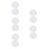 10 Pcs Oval Canvas Sheets Diy Watercolor Pad For Art Projects 5