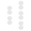 10 Pcs Oval Canvas Sheets Diy Watercolor Pad For Art Projects 4