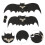 2 Sets Of 2 Pcs Halloween Bat Pet Leash Cat Chest Strap 10