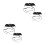 2 Sets Of 2 Pcs Halloween Bat Pet Leash Cat Chest Strap 4