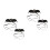 2 Sets Of 2 Pcs Halloween Bat Pet Leash Cat Chest Strap 2