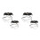 2 Sets Of 2 Pcs Halloween Bat Pet Leash Cat Chest Strap 6