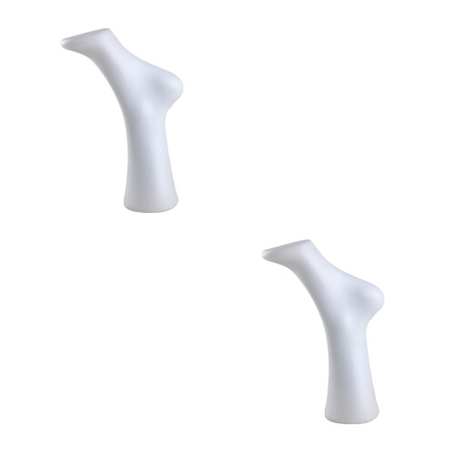 2 Pcs Plastic Foot Model For Men's Shoes Display 2