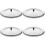 4Pcs Round Stainless Steel Mug Lid Replacement For Tea Kettle 7