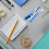 2Pcs Classroom Paper Stapler File Stapling Tool For Daily Desk Use 11