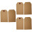 300 Pcs Brown Kraft Paper Packaging Labels For Diy Wedding Gift Tags 6