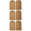300 Pcs Brown Kraft Paper Packaging Labels For Diy Wedding Gift Tags 8