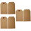 300 Pcs Brown Kraft Paper Packaging Labels For Diy Wedding Gift Tags 7