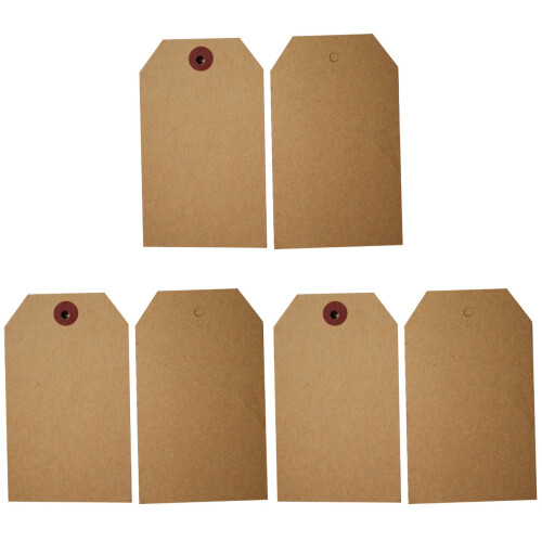 300 Pcs Brown Kraft Paper Packaging Labels For Diy Wedding Gift Tags 1