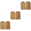 300 Pcs Brown Kraft Paper Packaging Labels For Diy Wedding Gift Tags 5
